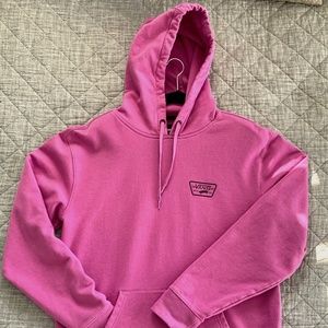 Vans Pink Pullover Hooded Sweatshirt Large